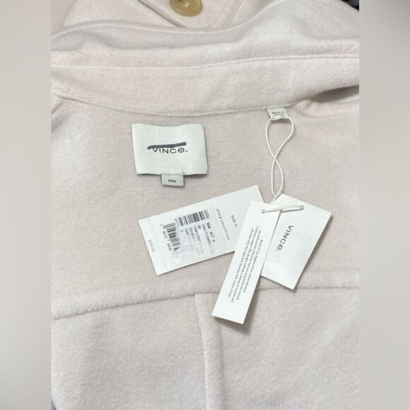 Vince Brushed Wool Shirt Coat size M - Picture 11 of 12